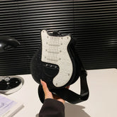 Guitar Shape Trend Halloween Party Gothic Crossbody Sling Shoulder Bag